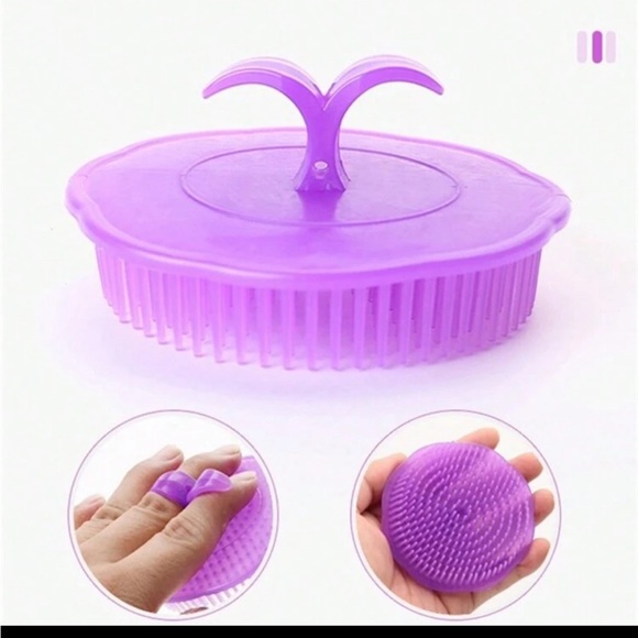 NIP Hair Scalp Massager, Shampoo Soft Scalp Exfoliator $7 or ADD 2 for $10 - Picture 3 of 4